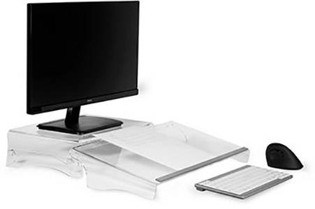 BakkerElkhuizen BNEQDOC100SP Dokumentenhalter Transparent (B x H x T) 505 x 100 x 285 mm