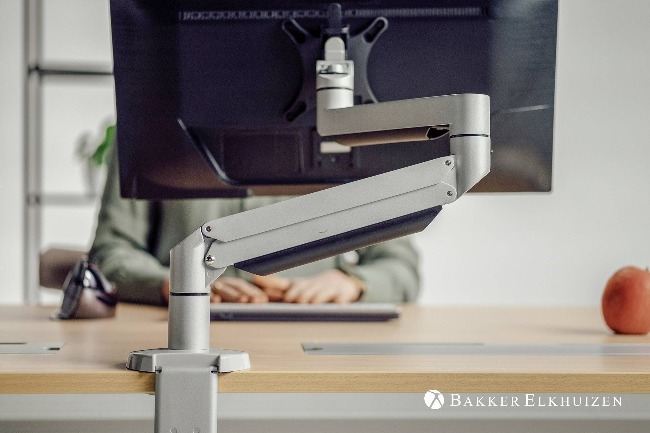 BakkerElkhuizen Evoluent D Maus Funk Optisch Anthrazit 6 Tasten 3200 dpi Ergonomisch