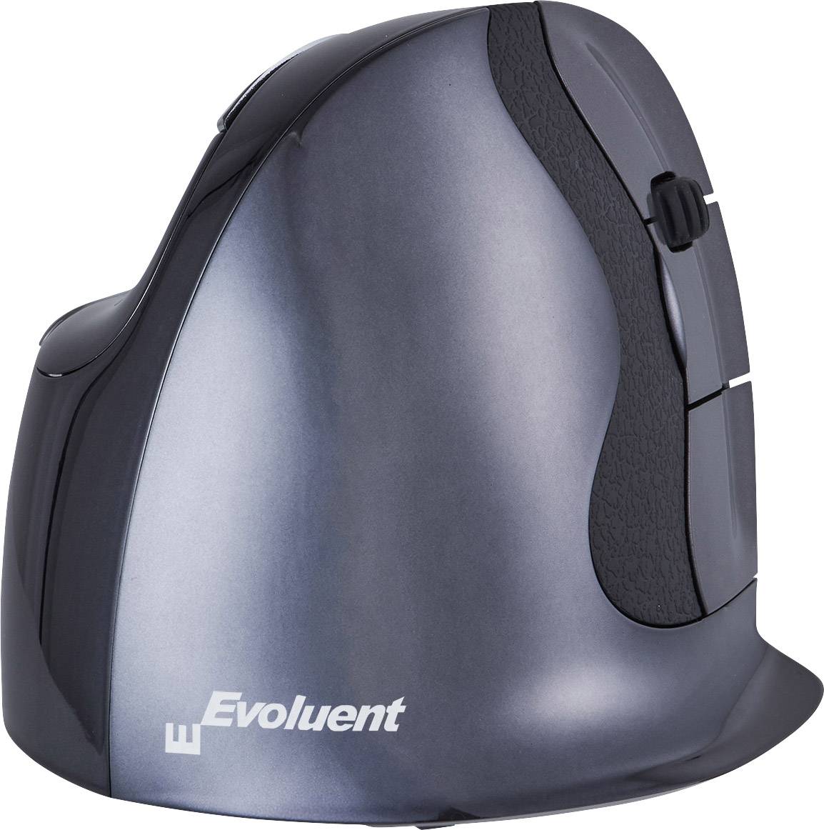 BakkerElkhuizen Evoluent D Small Maus Funk Optisch Anthrazit 6 Tasten 3200 dpi Ergonomisch