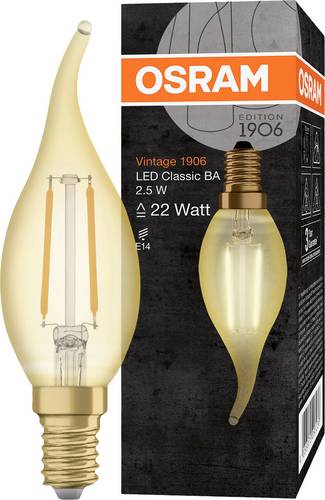 OSRAM LED EEK A++ (A++ - E) E14 Kerzenform 3W Warmweiß (Ø x L) 35.0mm x 121.0mm 1St.