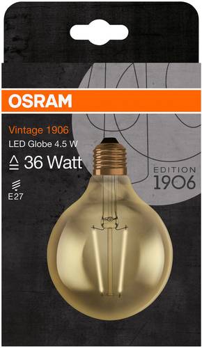 OSRAM LED EEK A+ (A++ - E) E27 Globeform 5W Warmweiß (Ø x L) 95.0mm x 140.0mm 1St.