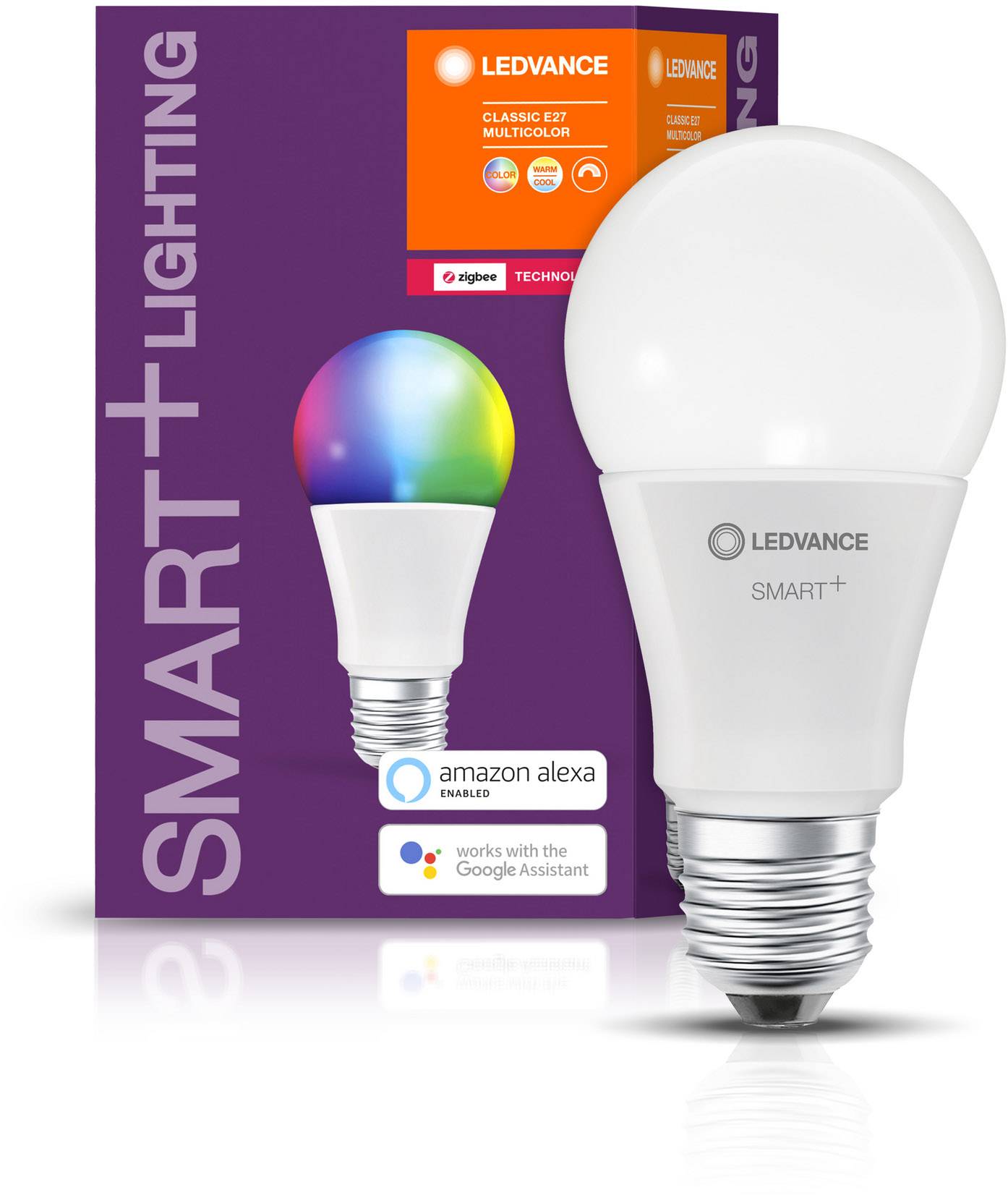 LEDVANCE Smart+ LED-Leuchtmittel (einzeln) E27 9 W EEK: F (A - G) RGBW
