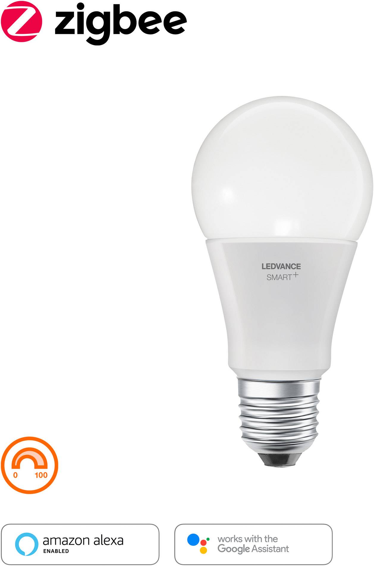LEDVANCE Smart+ LED-Leuchtmittel (einzeln) E27 9W EEK: F (A - G) Warmweiß