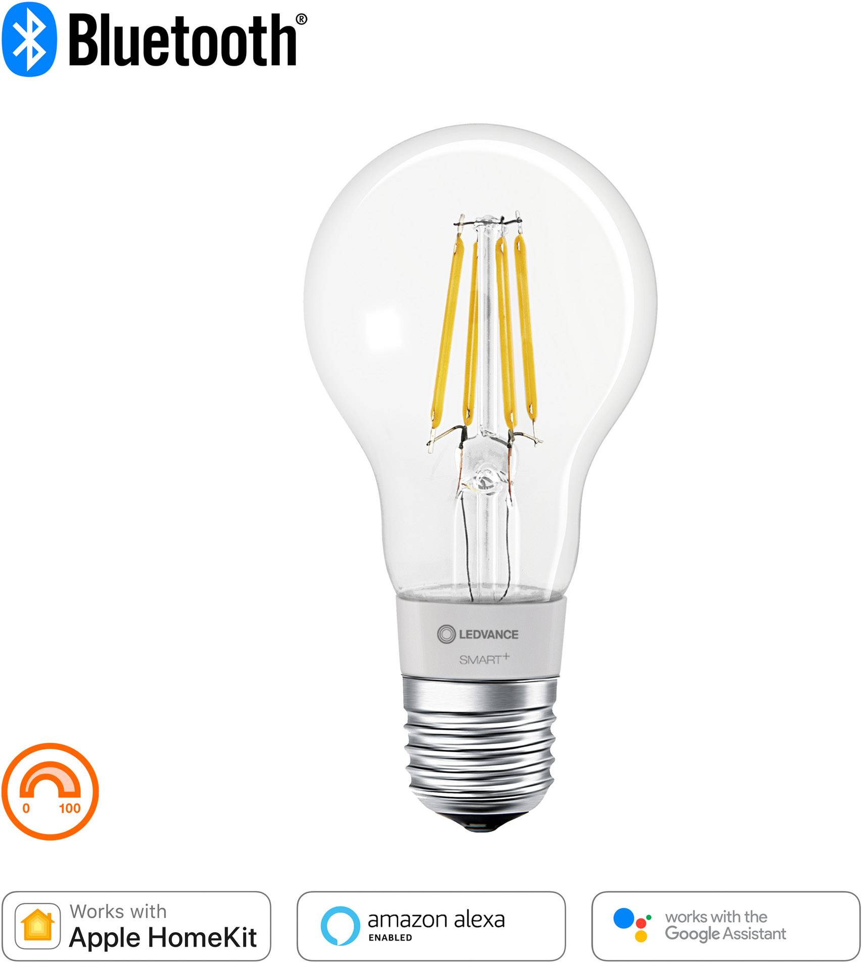 LEDVANCE Smart+ LED-Leuchtmittel E27 5.5W EEK: E (A - G) Warmweiß