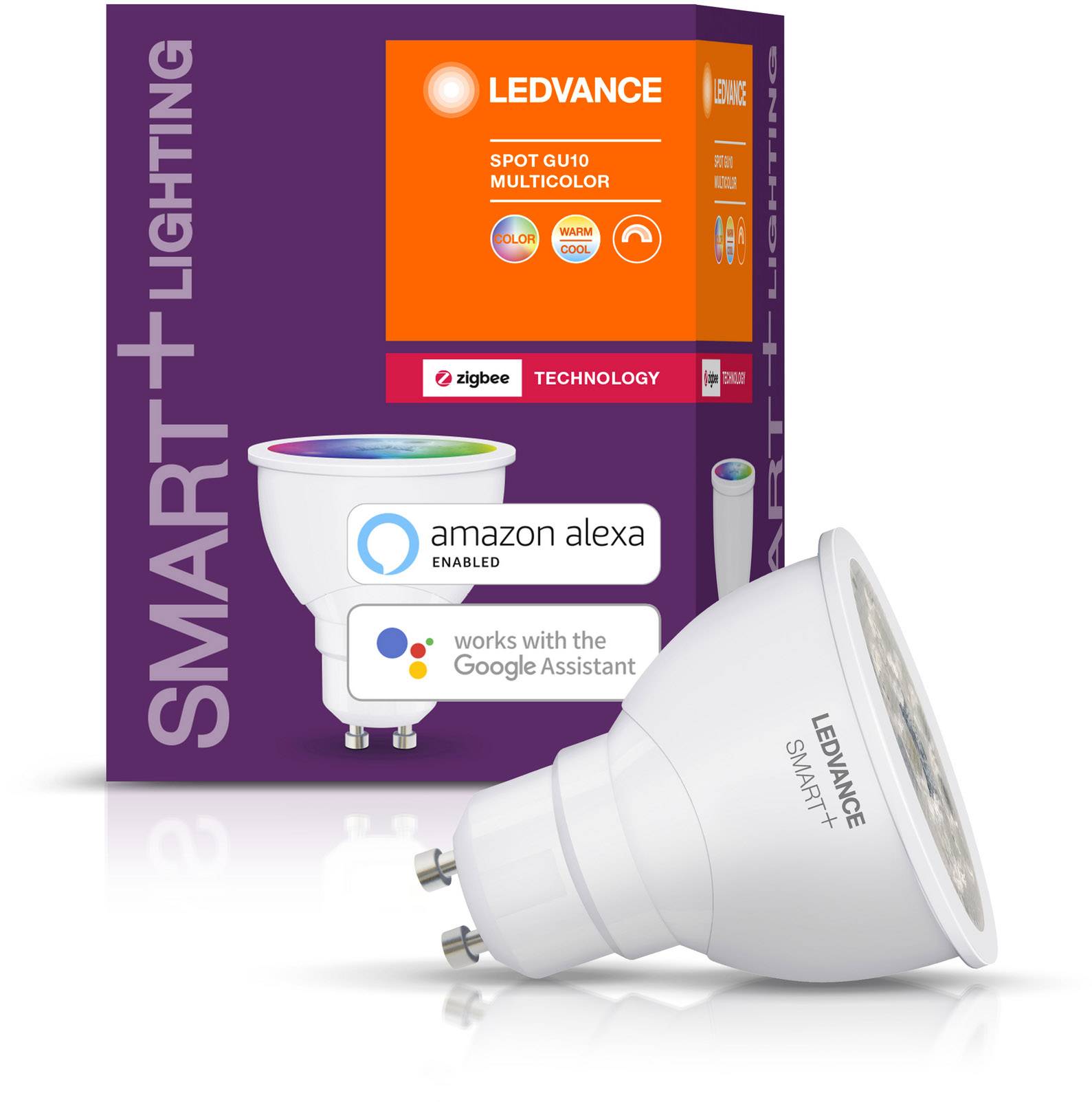 LEDVANCE Smart+ LED-Leuchtmittel (einzeln) GU10 4.9 W EEK: G (A - G) RGBW