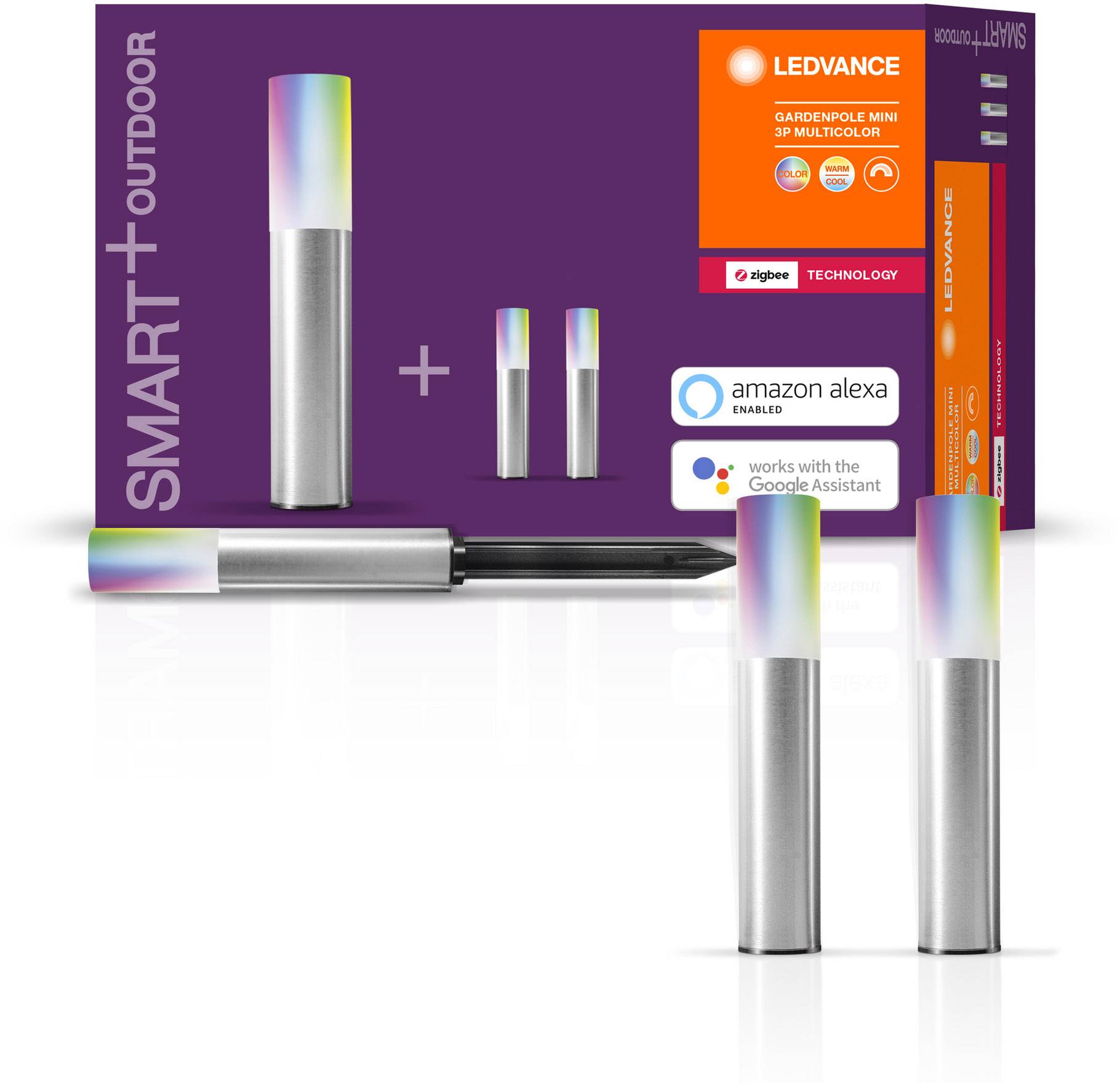 LEDVANCE Smart+ LED-Gartenspot (Erweiterung) LED fest eingebaut 4 W RGBW