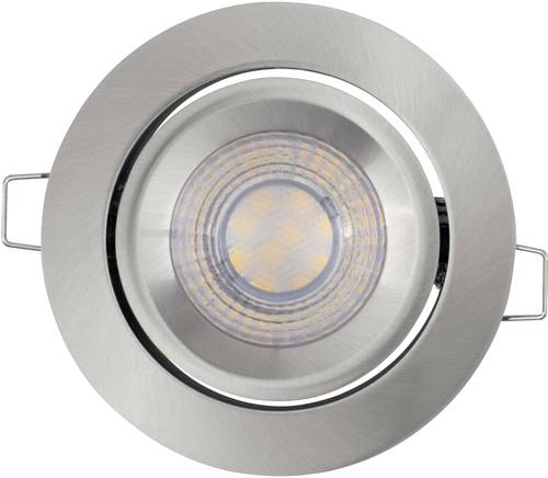 4058075273146  LED Ein-/Aufbaustrahler 15W Grau