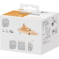 LEDVANCE 4058075244771 Aufputz Bewegungsmelder 110° Weiß IP55 LEDVANCE 4058075244771 Aufputz Bewegungsmelder 110° Weiß IP55