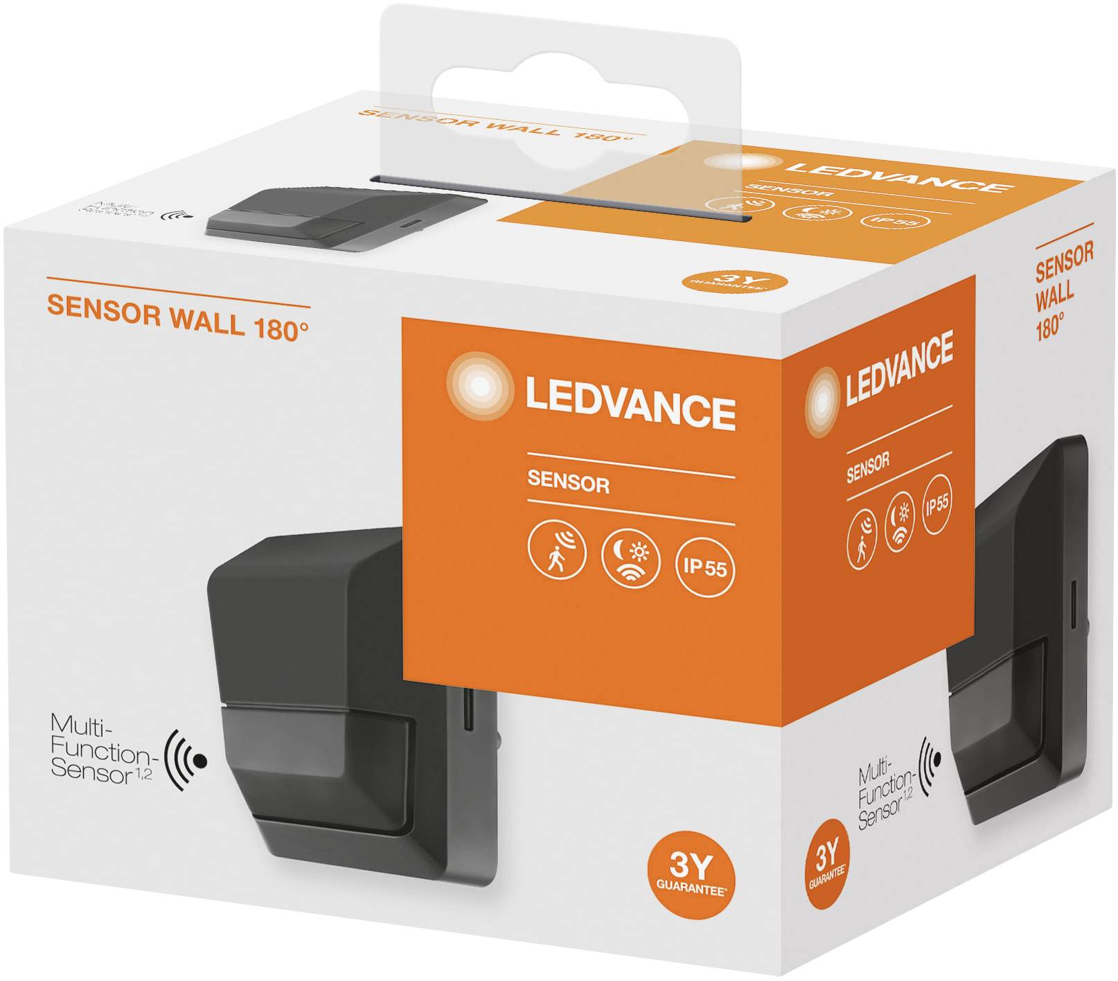 LEDVANCE 4058075244795 Aufputz Bewegungsmelder 180° Dunkelgrau (matt) IP55