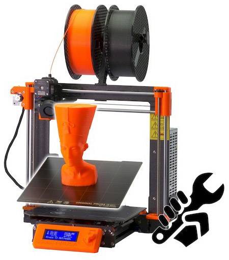 Prusa i3 MK3S 3D Drucker Bausatz beheizbares Druckbett, geeignet für alle Filament-Arten, inkl. Filament
