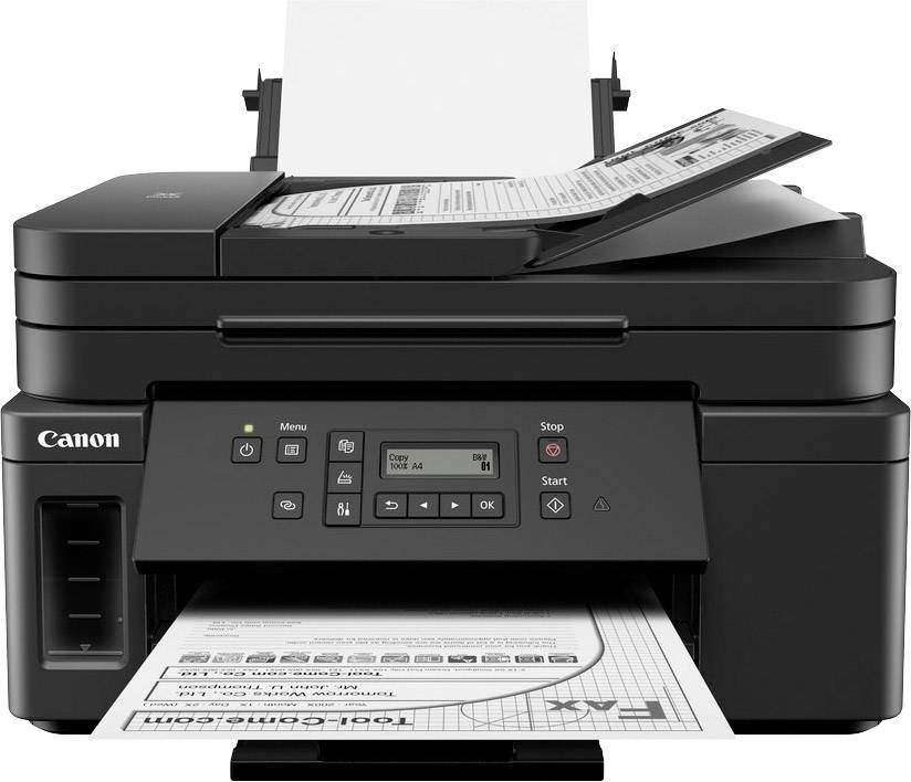 Canon PIXMA GM4050 Multifunktionsdrucker Tintenstrahl Schwarz-Weiß A4 Drucker, Scanner, Kopierer LAN, WLAN, Tintentank-System