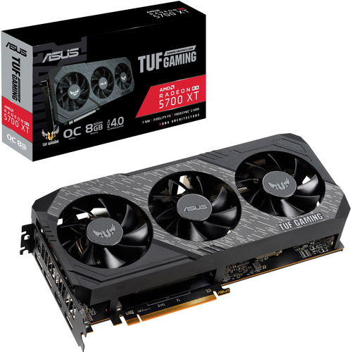 Asus Grafikkarte AMD Radeon RX 5700 XT Gaming Overclocked 8 GB GDDR6-RAM PCIe x16 HDMI®, DisplayPor
