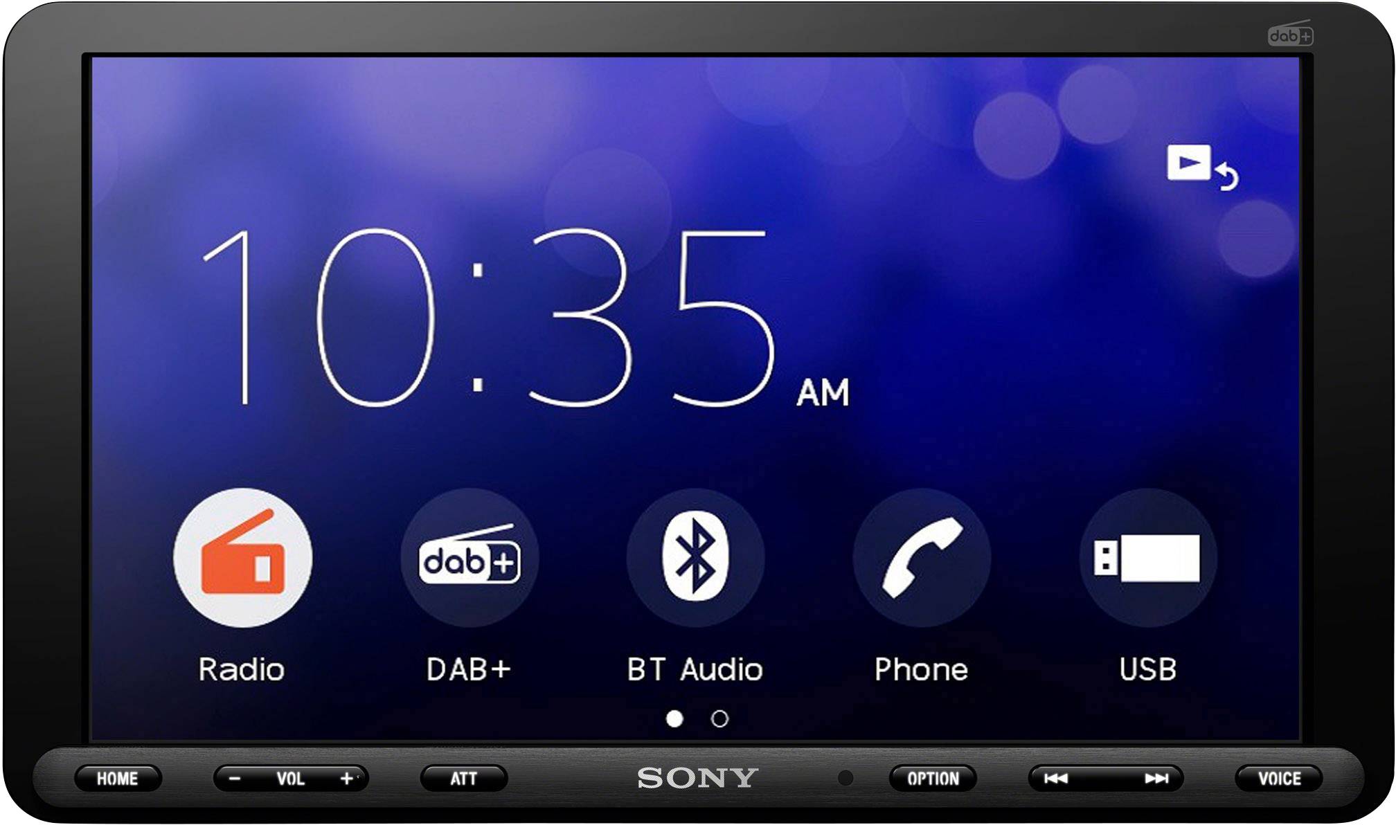 Sony XAV-AX8050D Doppel-DIN Moniceiver AppRadio, Bluetooth®-Freisprecheinrichtung, DAB+ Tuner, inkl. DAB-Antenne, Anschluss fü