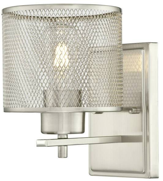 Westinghouse Morrison 63278 Wandleuchte E27 Nickel (gebürstet)
