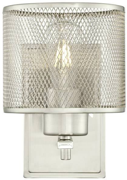 Westinghouse Morrison 63278 Wandleuchte E27 Nickel (gebürstet)