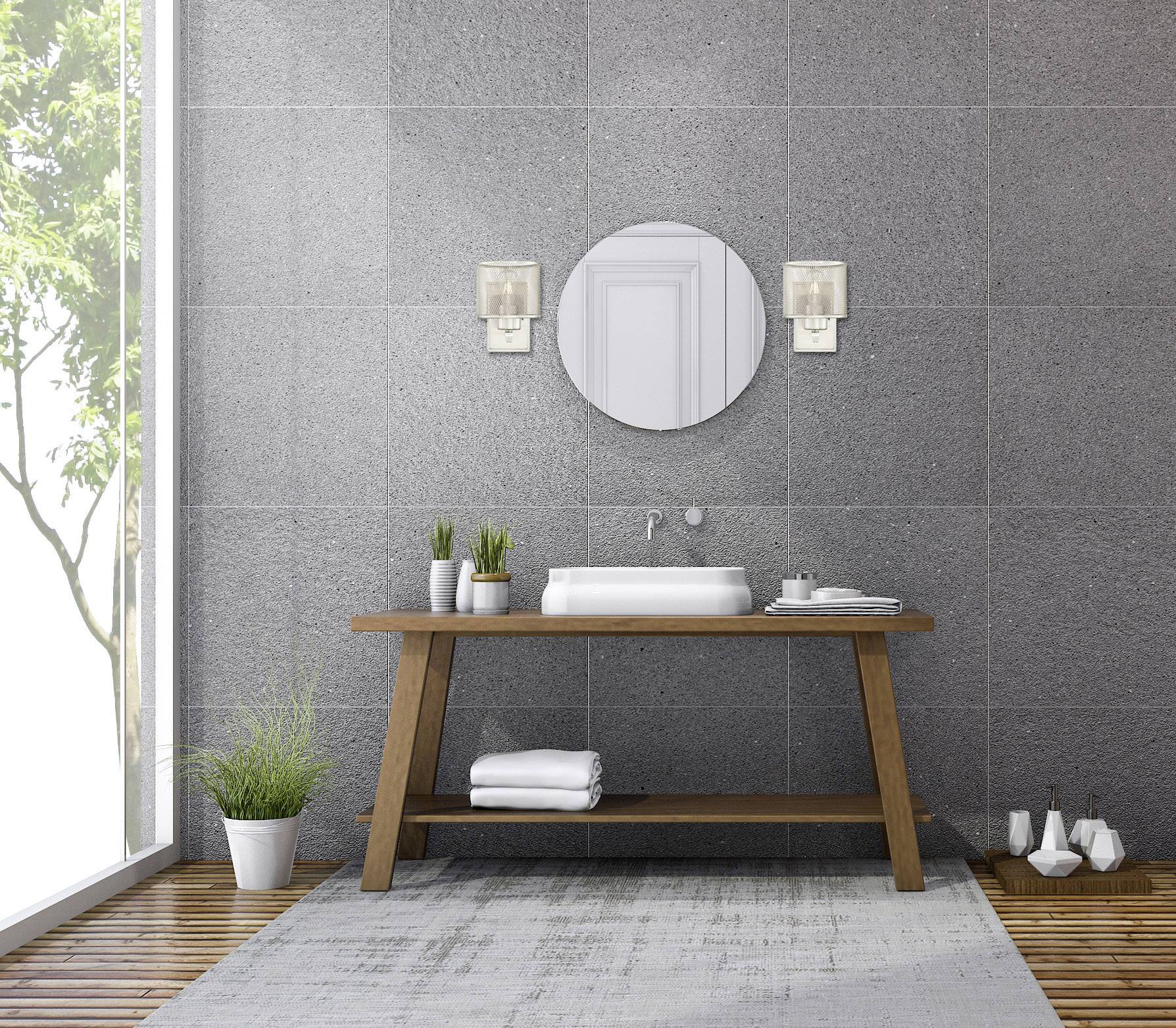 Westinghouse Morrison 63278 Wandleuchte E27 Nickel (gebürstet)