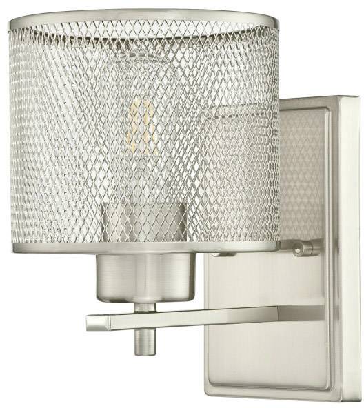 Westinghouse Morrison 63278 Wandleuchte E27 Nickel (gebürstet)