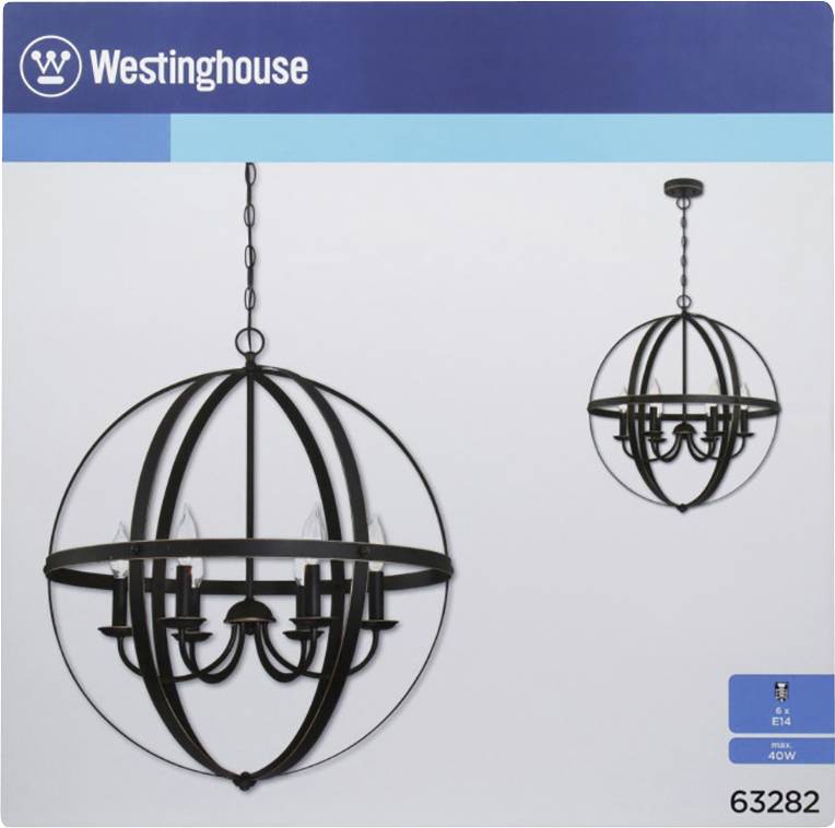 Westinghouse Stella Mira 63282 Pendelleuchte E14 Bronze