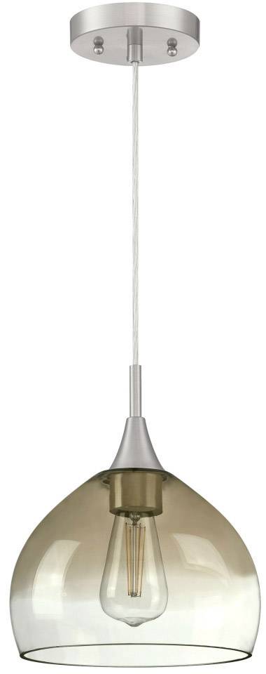 Westinghouse Amber 63669 Pendelleuchte E27 Nickel (gebürstet)