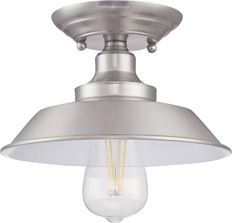 Westinghouse 63700 Iron Hill 22 Deckenleuchte E27 Nickel (gebürstet)