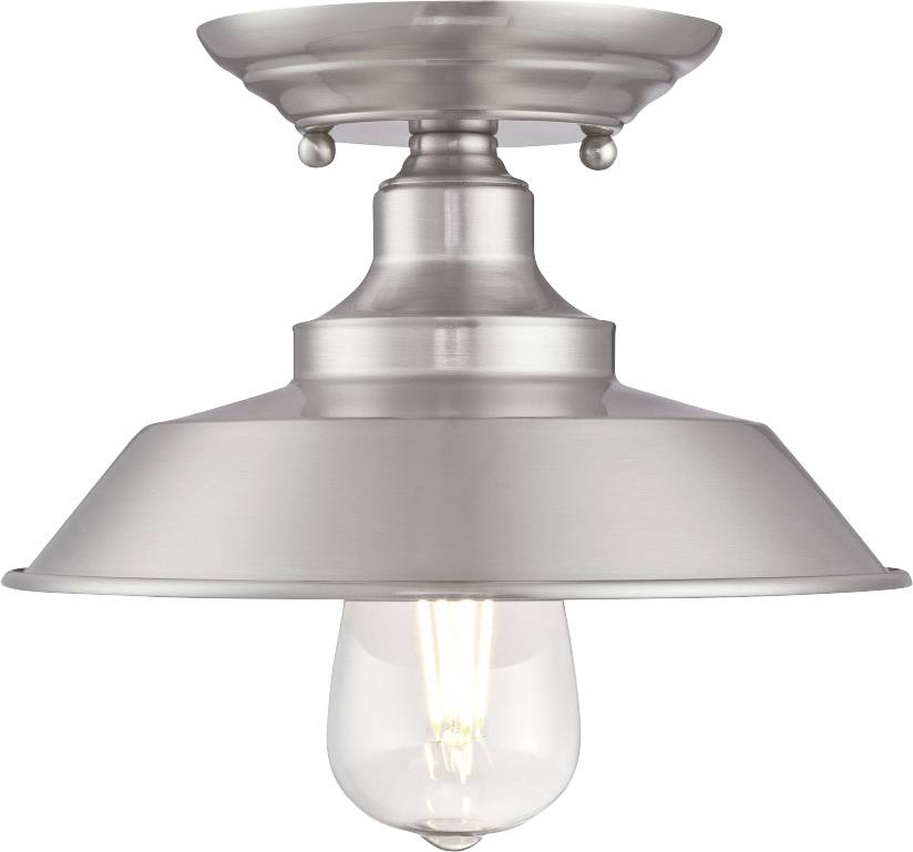 Westinghouse 63700 Iron Hill 22 Deckenleuchte E27 Nickel (gebürstet)