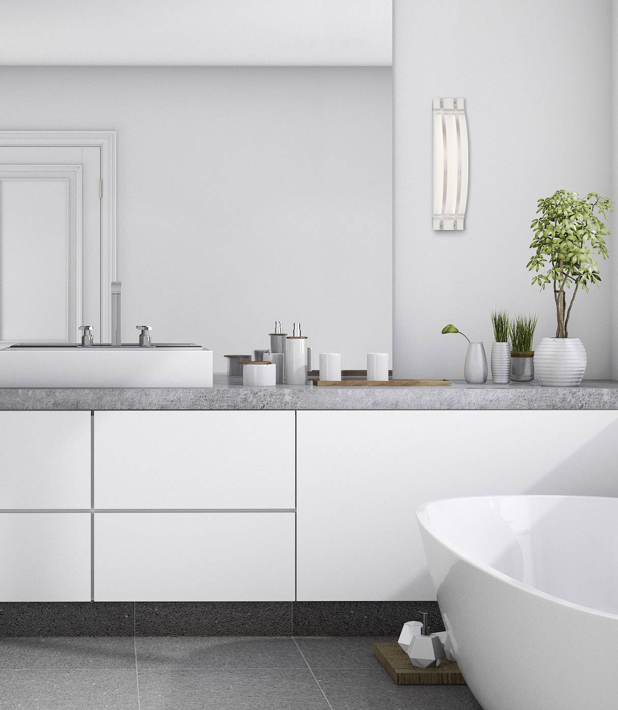 Westinghouse Aurelio 63718 LED-Wandleuchte EEK: F (A - G) Warmweiß Nickel (gebürstet)