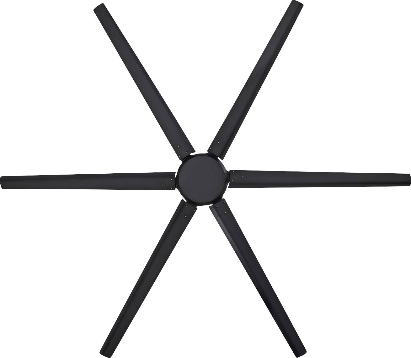 Westinghouse Widespan Deckenventilator (Ø x H) 254.00cm x 83.00cm Flügelfarbe: Schwarz (matt) Gehäusefarbe (Details): Schwarz