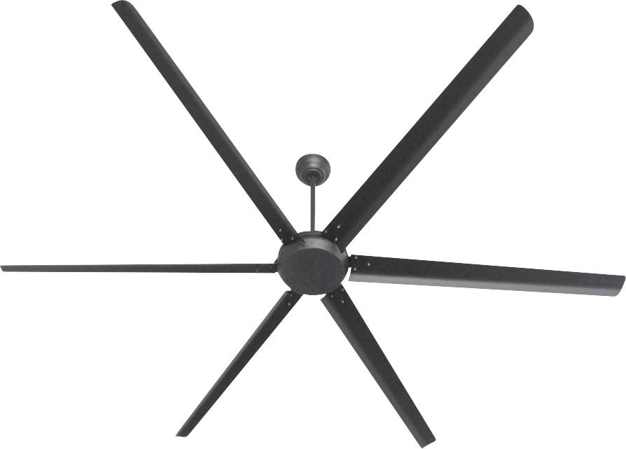 Westinghouse Widespan Deckenventilator (Ø x H) 254.00cm x 83.00cm Flügelfarbe: Schwarz (matt) Gehäusefarbe (Details): Schwarz