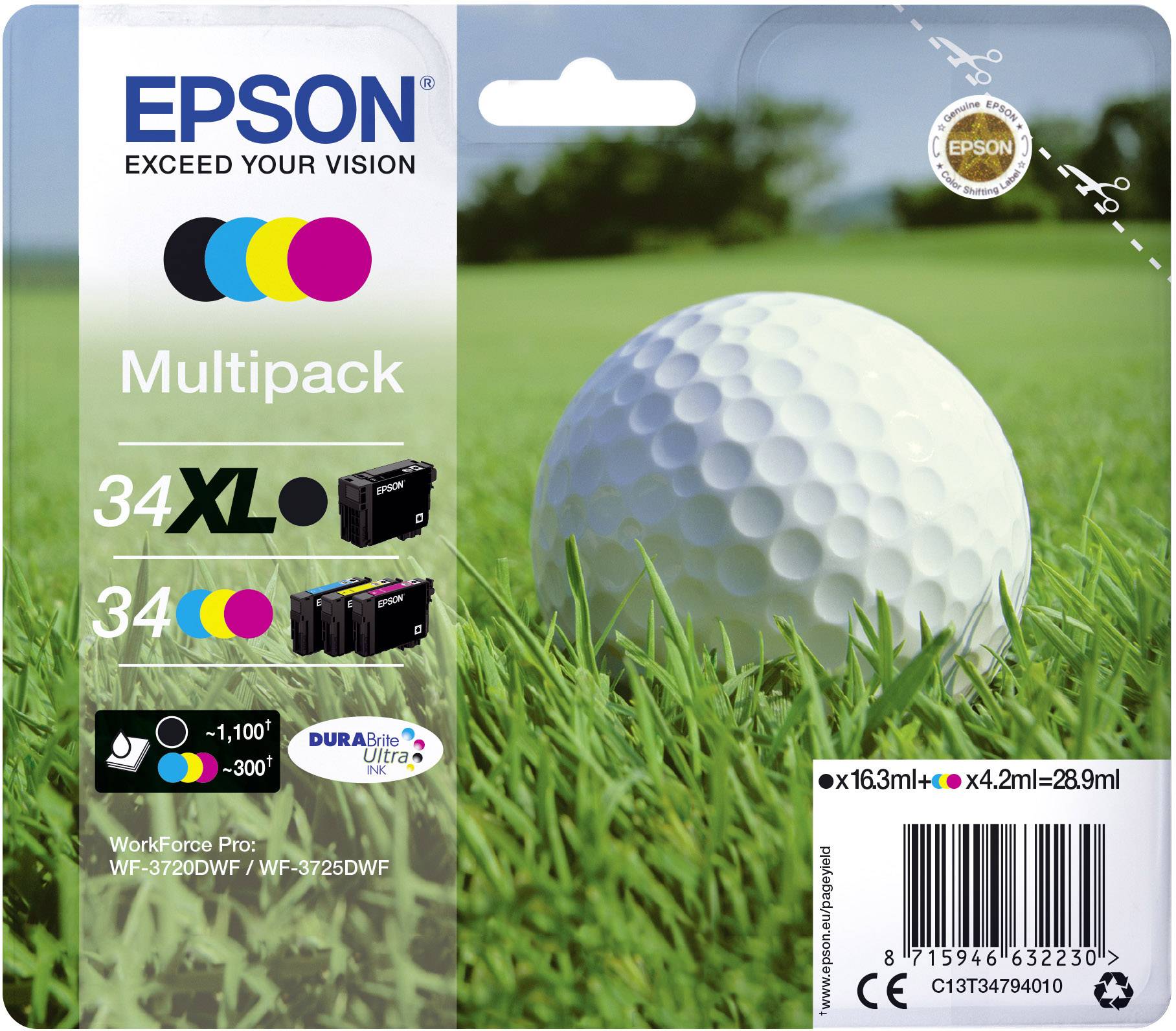 Epson Golf ball T3479 - Tinte auf Pigmentbasis - 1 Stück(e) - Multipack