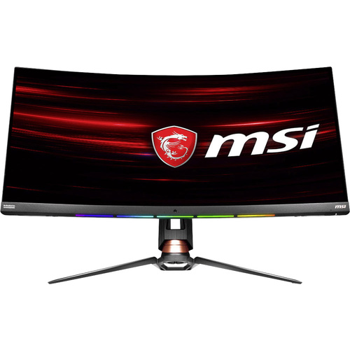 MSI Gaming Optix MPG341CQR LCD-Monitor 86.4cm (34 Zoll) EEK G (A - G) 3440 x 1440 Pixel UWQHD 1 ms USB-C™, USB 2.0, HDMI®
