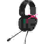 Asus TUF H3 Gaming Over Ear Headset kabelgebunden 7.1 Surround Schwarz, Rot Lautstärkeregelung, Mik