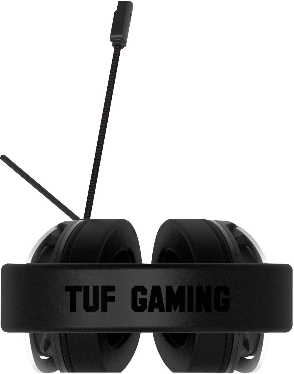 Asus TUF H3 Over Ear Headset kabelgebunden 7.1 Surround Schwarz, Silber Lautstärkeregelung, Mikrofon-Stummschaltung Gaming