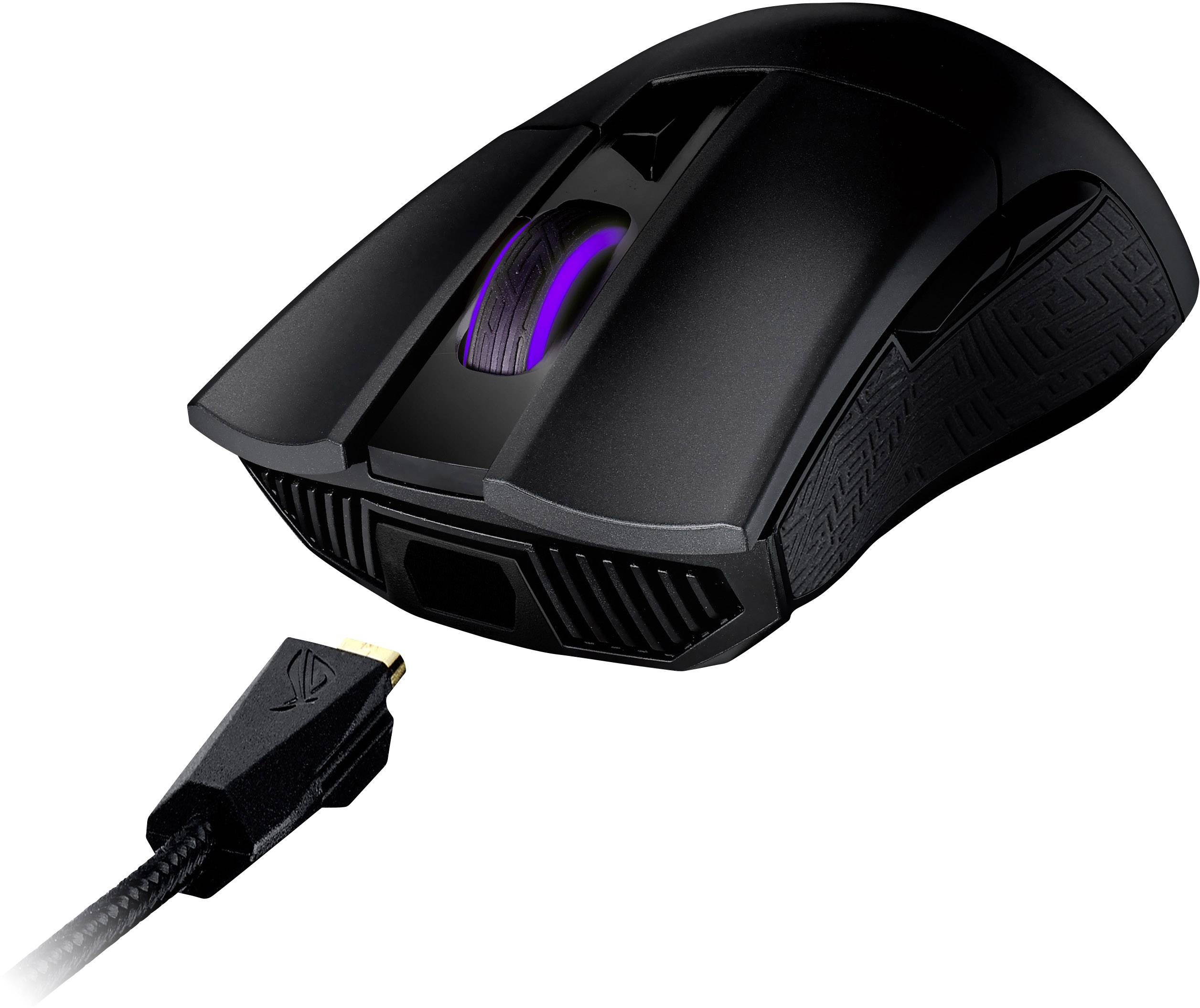 Asus ROG Gladius 2 Origin Gaming-Maus USB Optisch Schwarz 12000 dpi Beleuchtet