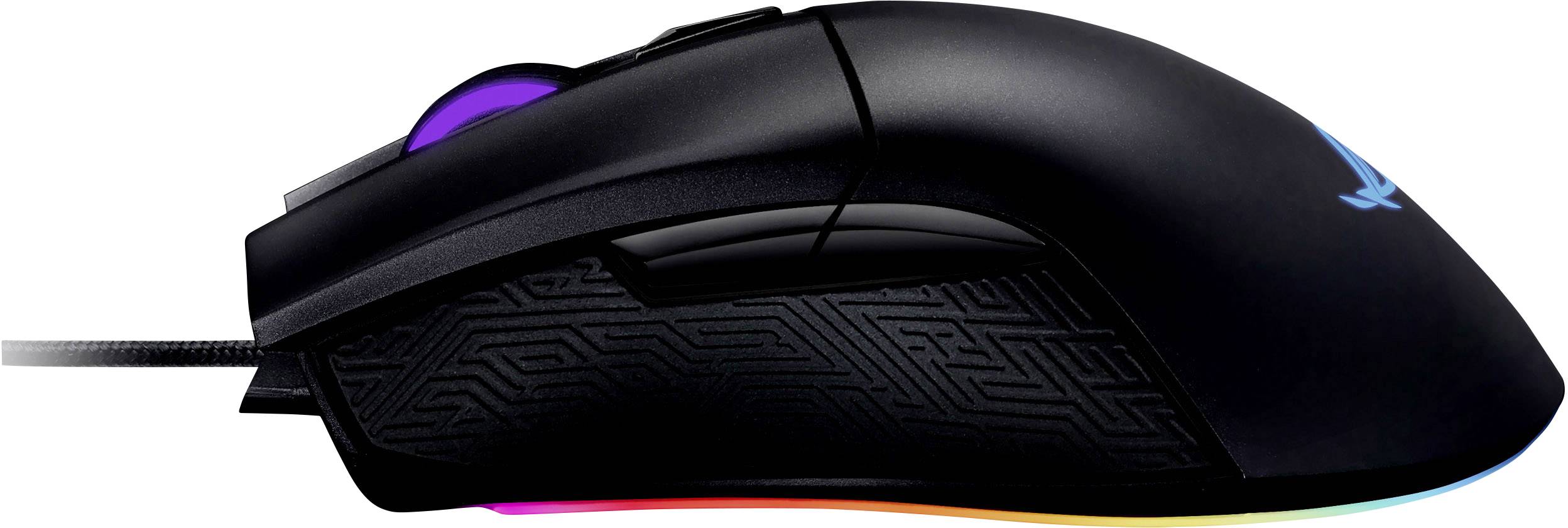 Asus ROG Gladius 2 Origin Gaming-Maus USB Optisch Schwarz 12000 dpi Beleuchtet