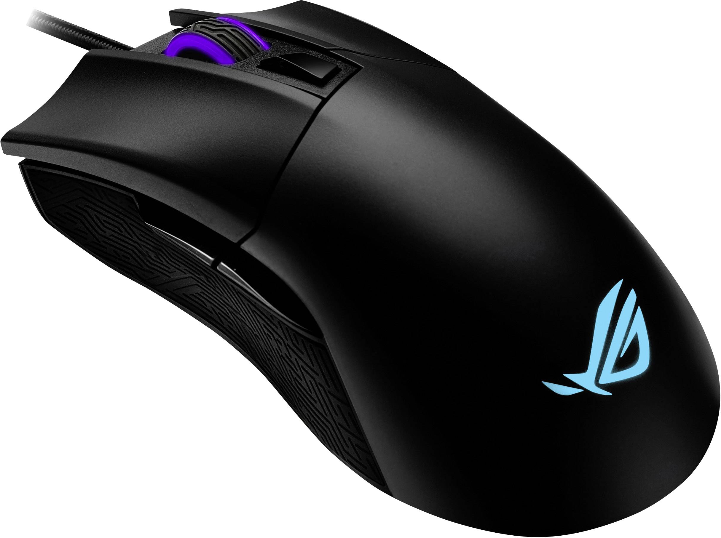 Asus ROG Gladius 2 Origin Gaming-Maus USB Optisch Schwarz 12000 dpi Beleuchtet