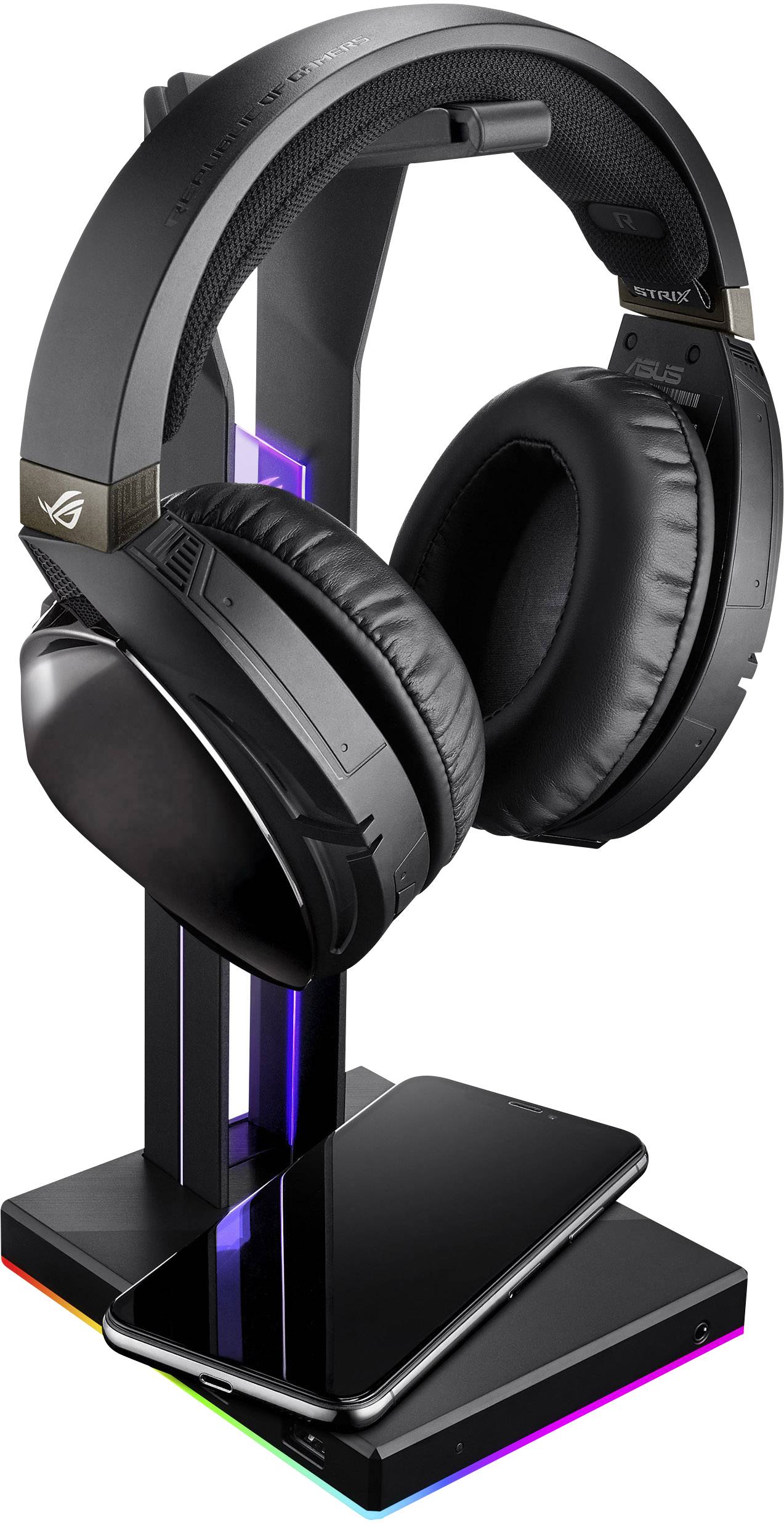 Asus ROG Throne QI Kopfhörerständer Schwarz