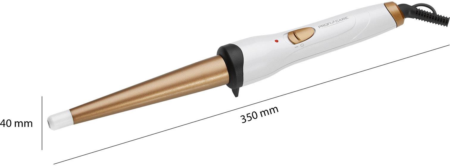 Profi-Care PC-HC 3049 Lockenstab Weiß, Gold mit Ionisierung