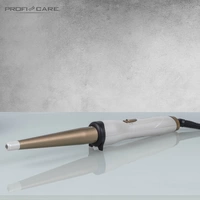 Profi-Care PC-HC 3049 Lockenstab Weiß, Gold mit Ionisierung Profi-Care PC-HC 3049 Lockenstab Weiß, Gold mit Ionisierung