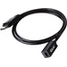 Club3D DisplayPort / Mini-DisplayPort Adapterkabel DisplayPort Stecker, Mini DisplayPort Buchse 1.00m Schwarz CAC-1120