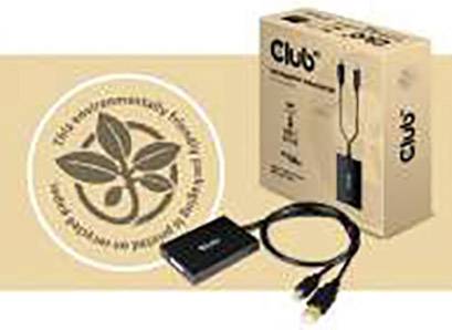 Club3D Mini-DisplayPort / DVI Adapterkabel Mini DisplayPort Stecker, DVI-D 24+1pol. Buchse 0.15m Schwarz CAC-1130