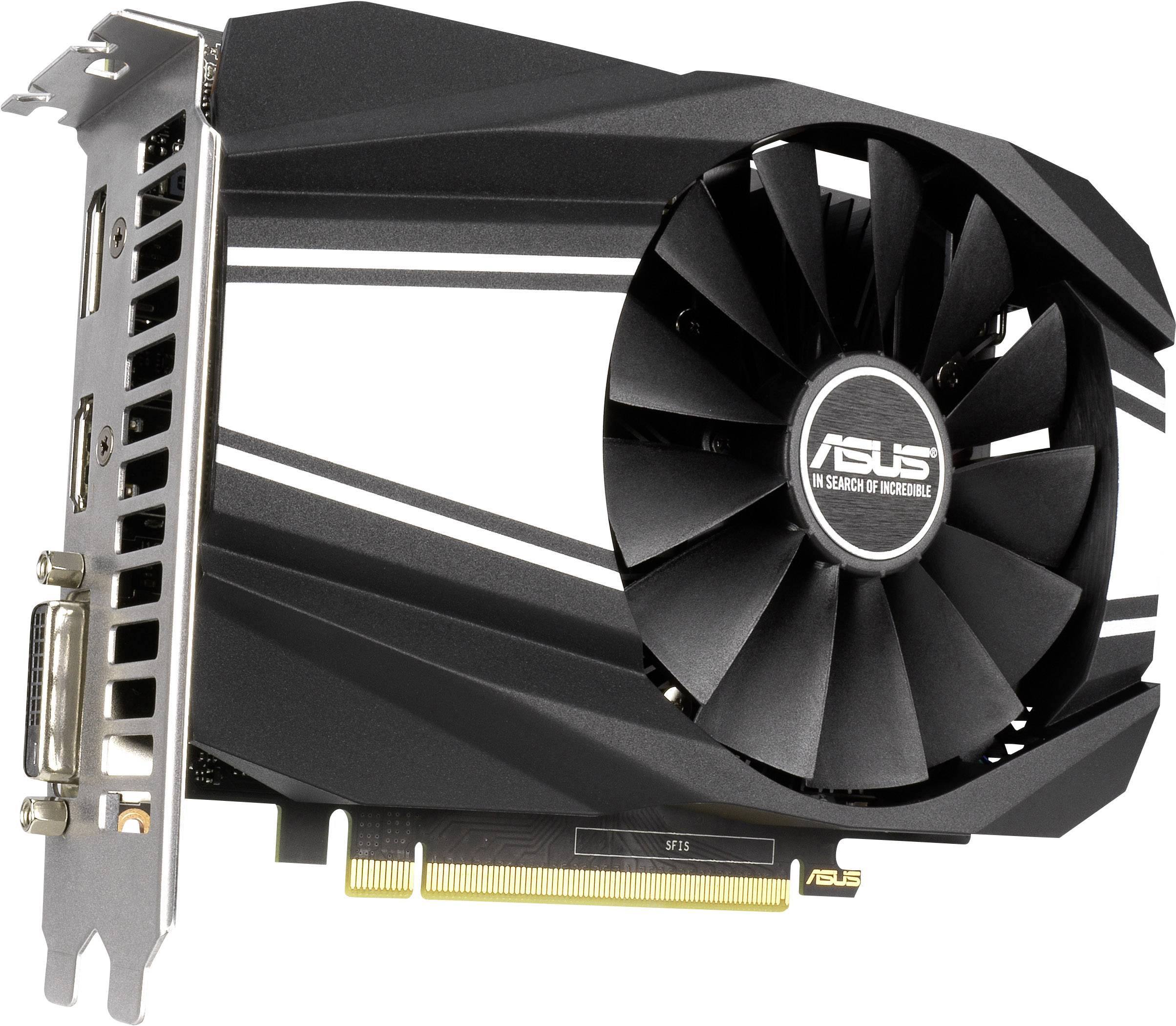 Asus Grafikkarte Nvidia GeForce GTX1660 SUPER 6 GB GDDR6-RAM PCIe x16 HDMI®, DV, DisplayPort Übertaktet / Overclocked