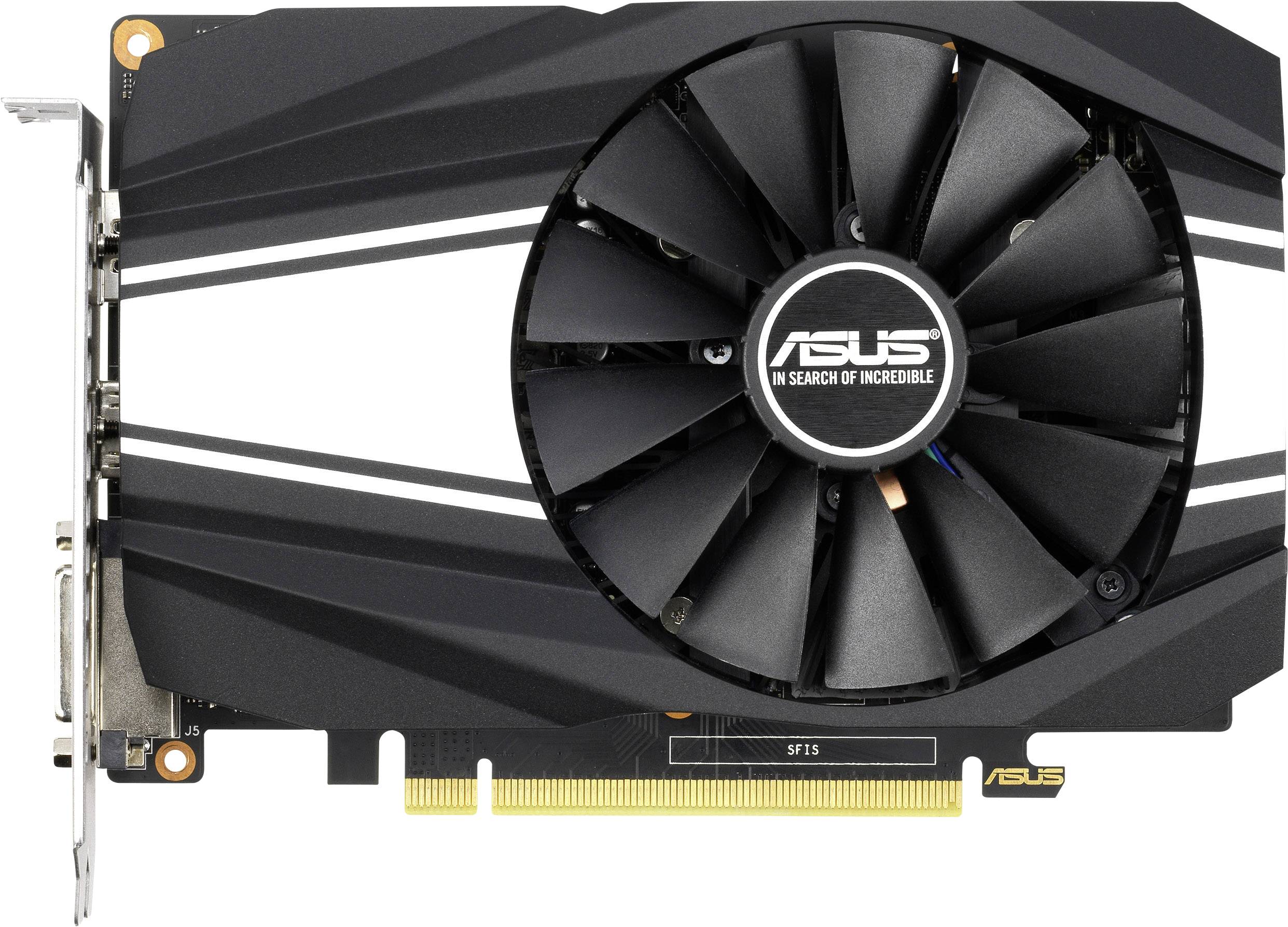 Asus Grafikkarte Nvidia GeForce GTX1660 SUPER 6 GB GDDR6-RAM PCIe x16 HDMI®, DV, DisplayPort Übertaktet / Overclocked