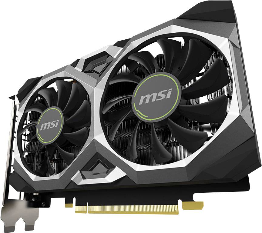MSI Gaming Grafikkarte Nvidia GeForce GTX1650 SUPER Ventus Overclocked 4GB GDDR6-RAM PCIe x16 HDMI®, DisplayPort, DVI