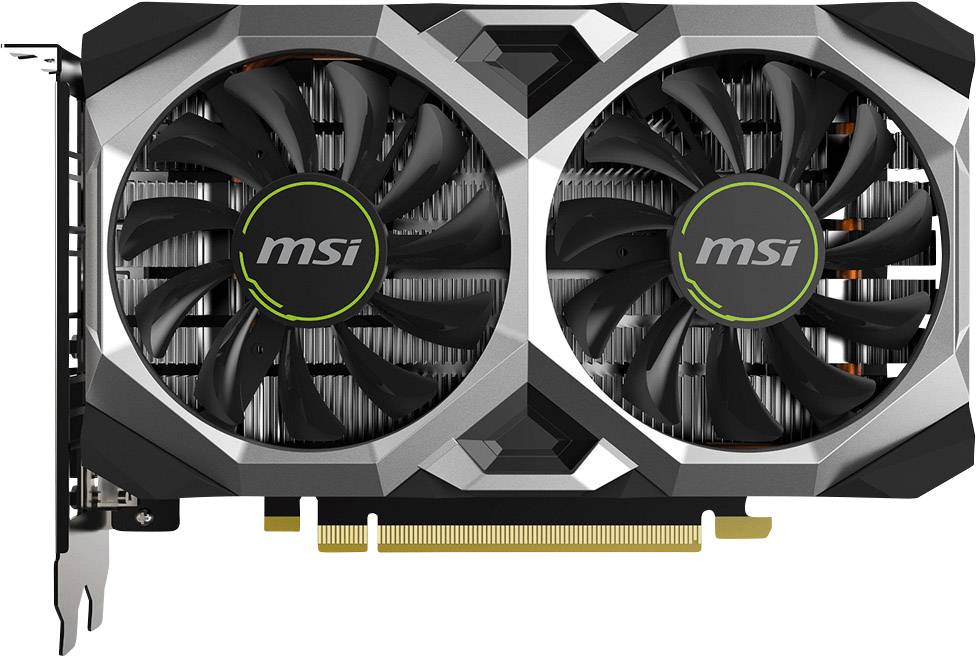 MSI Gaming Grafikkarte Nvidia GeForce GTX1650 SUPER Ventus Overclocked 4GB GDDR6-RAM PCIe x16 HDMI®, DisplayPort, DVI