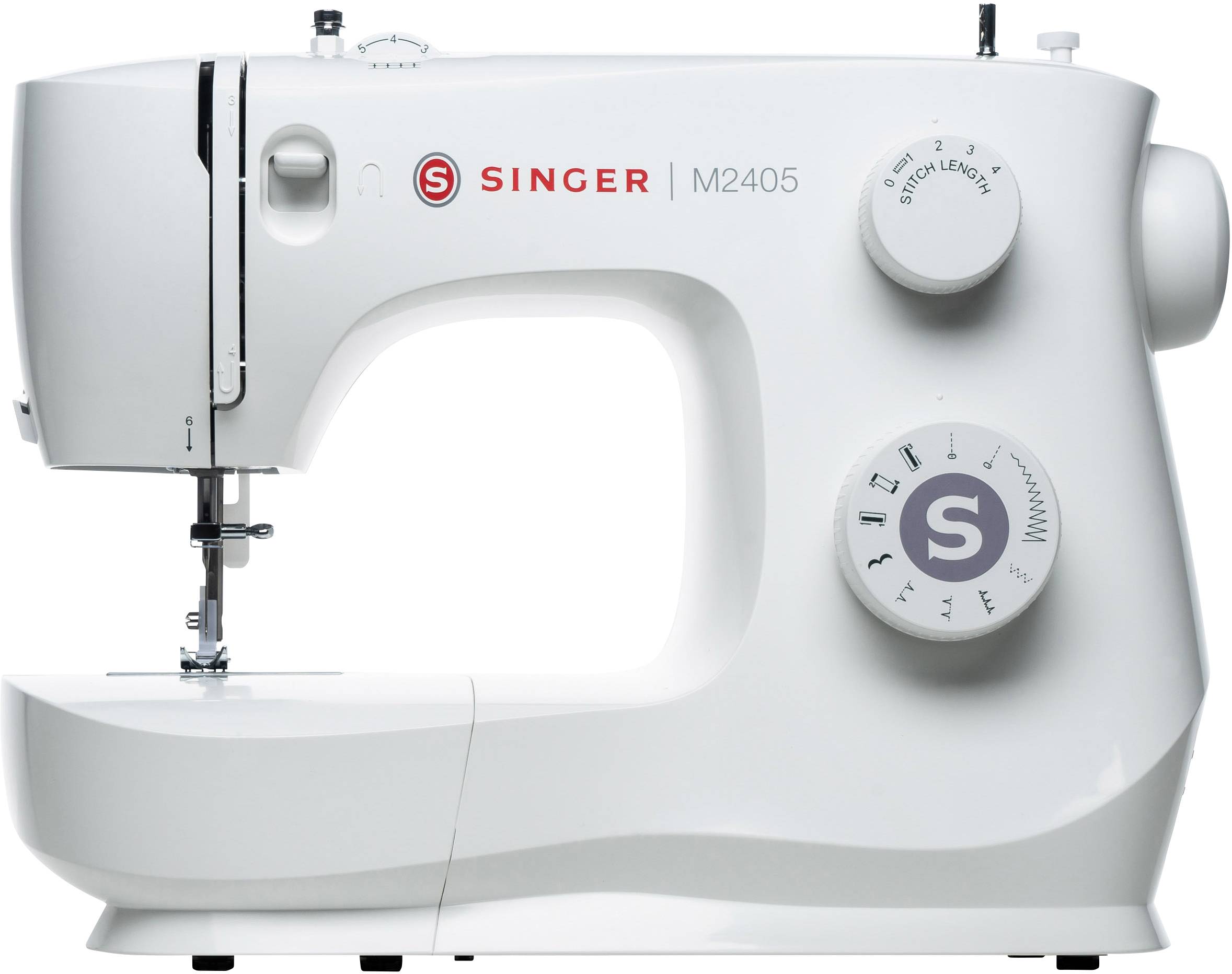 Singer Freiarmnähmaschine M2405 Weiß