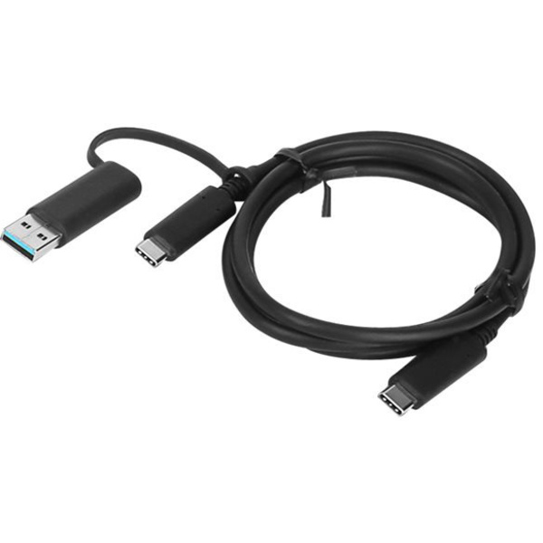 Lenovo USB-Kabel USB 3.2 Gen1 (USB 3.0 / USB 3.1 Gen1) USB-A Stecker, USB-C® Stecker 1.00m 4X90U90618