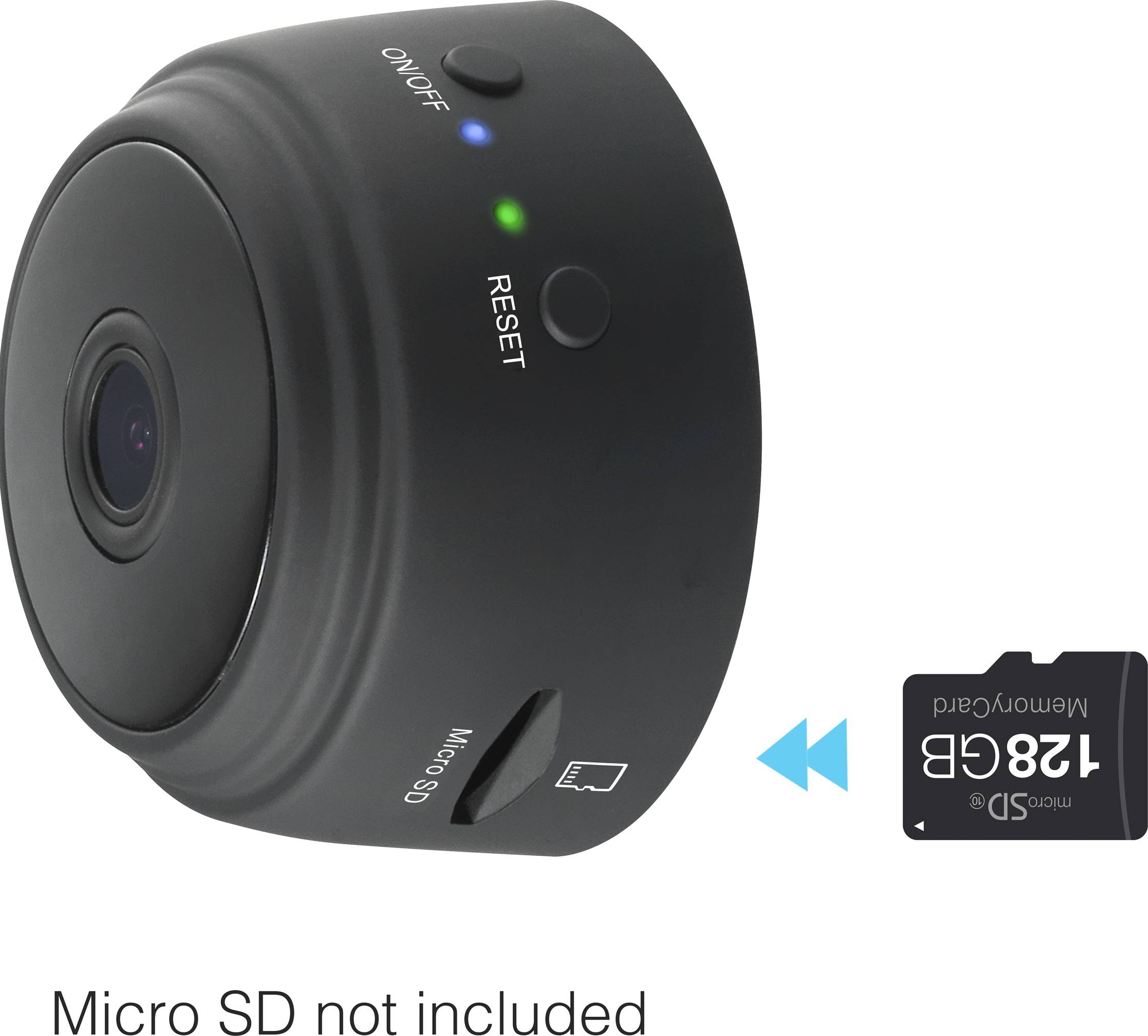 Sygonix SY-4415338 Überwachungskamera 128 GB 1920 x 1080 Pixel