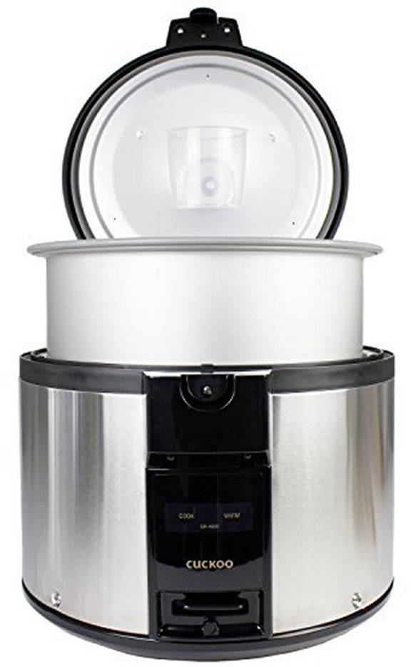 Cuckoo SR-4600 Gastro Reiskocher Edelstahl, Schwarz