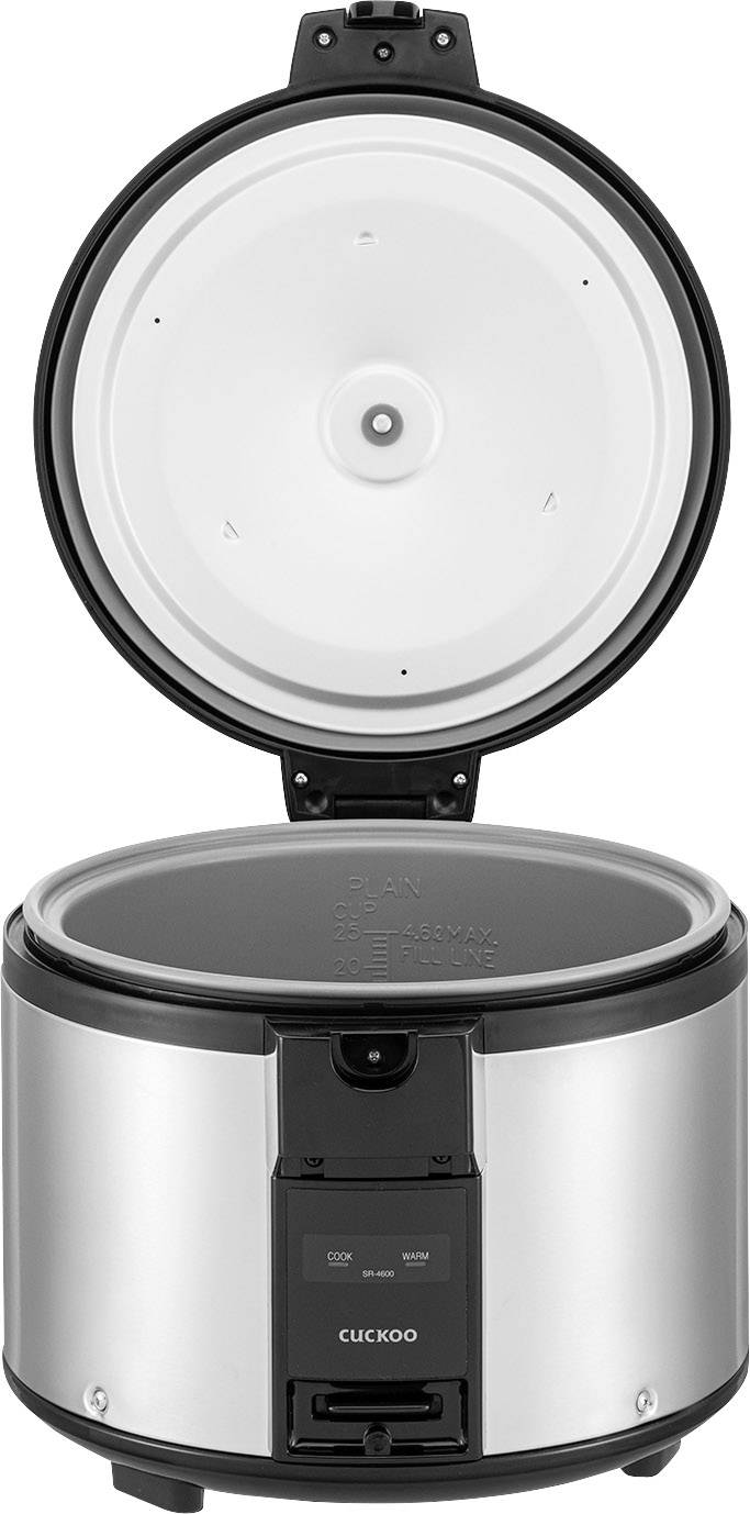 Cuckoo SR-4600 Gastro Reiskocher Edelstahl, Schwarz