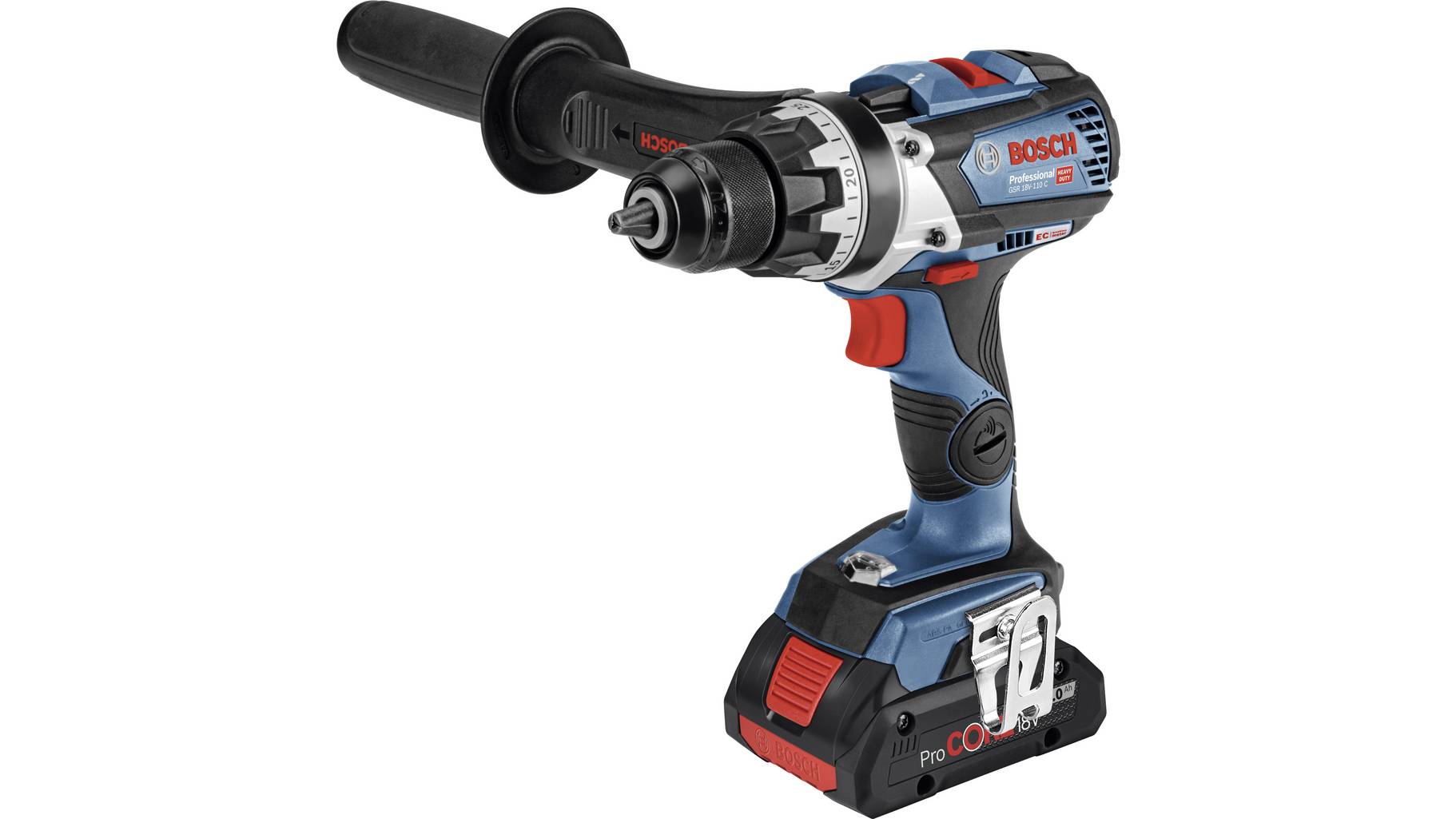 Bosch Professional GSR 18V 110 C Solo 06019G0108 Akku-Bohrschrauber 18V Li-Ion ohne Akku 06019g0108